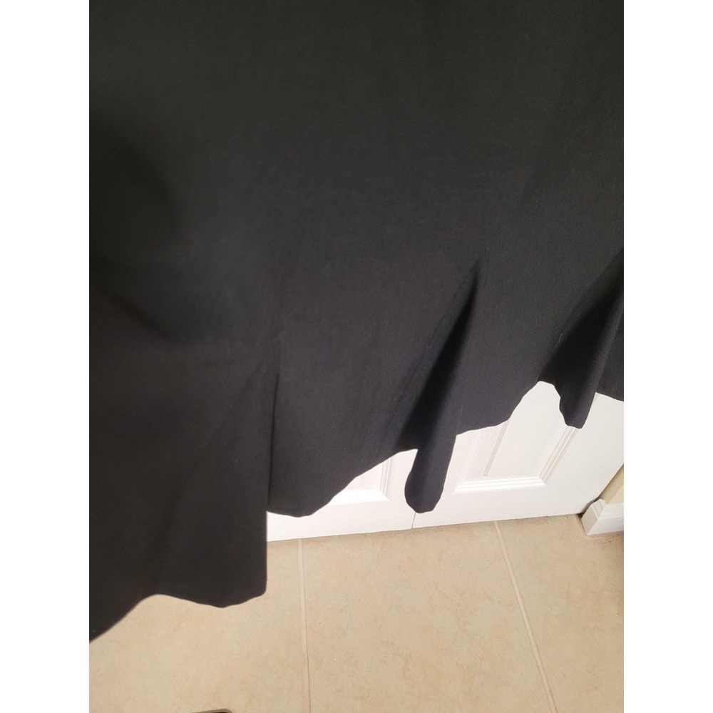 Kasper Black Sleeveless Sheath Dress Women's Career Office Flared‎ Hem Size 14 - Picture 3 of 9